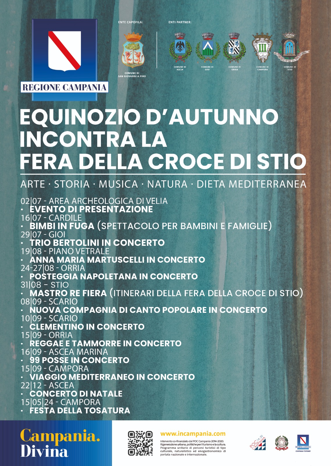 Cilento: fitto calendario per Progetto “Equinozio d’autunno incontra la Fera della Croce di Stio”