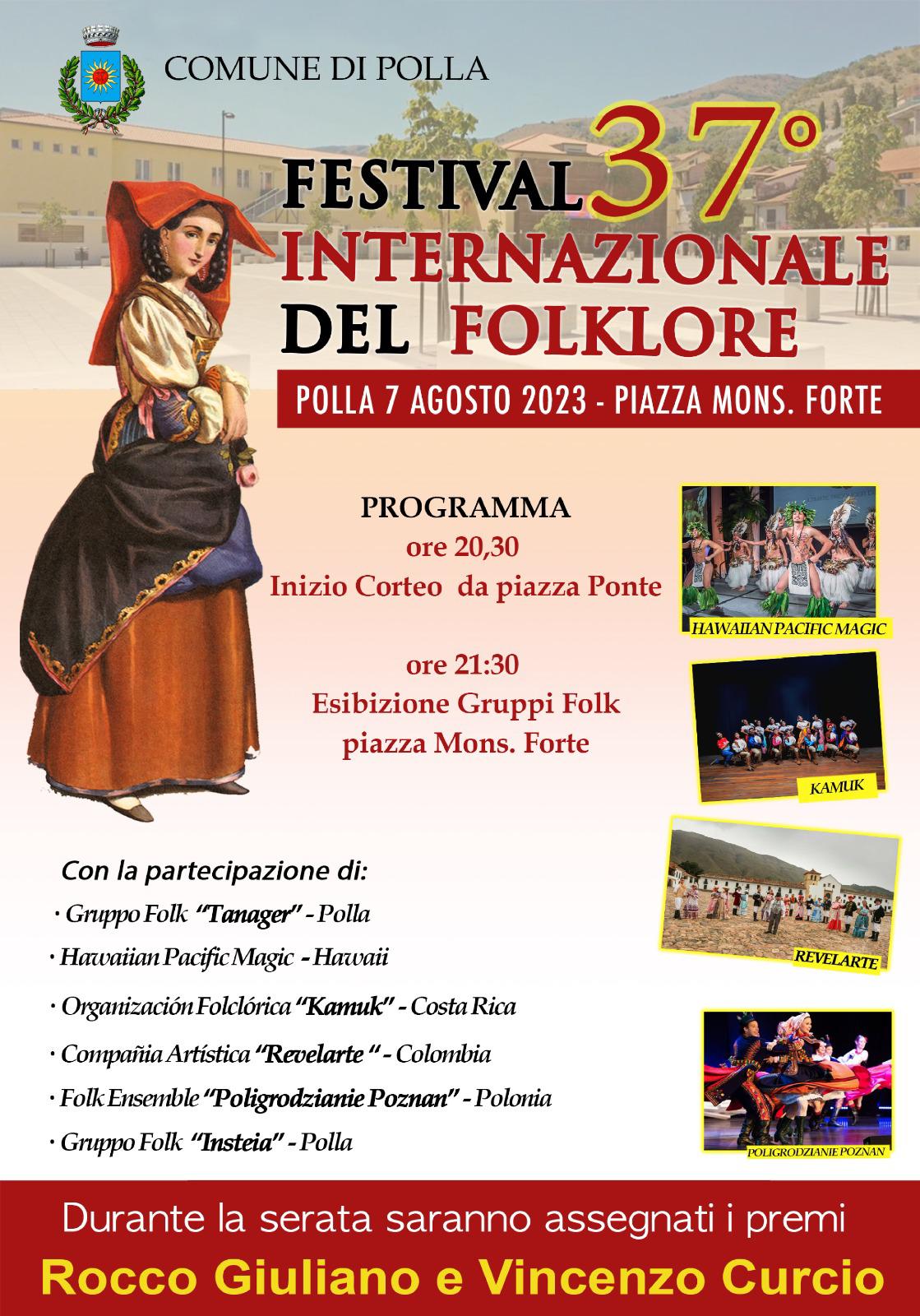 Polla: Festival del Folklore in Piazza Mons. Forte