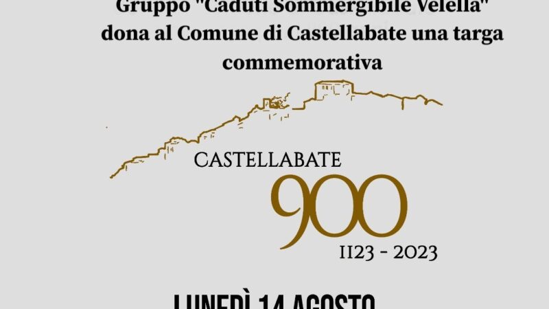 Castellabate: A.N.M.I. Gruppo “Caduti sommergibile Velella”, targa a Comune