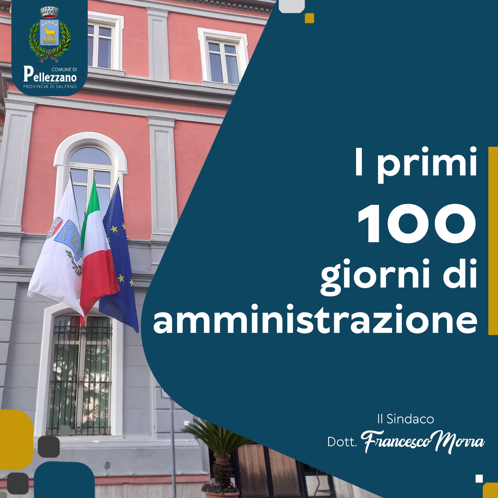 Pellezzano: “Morra bis”, primi 100 giorni di Governo 