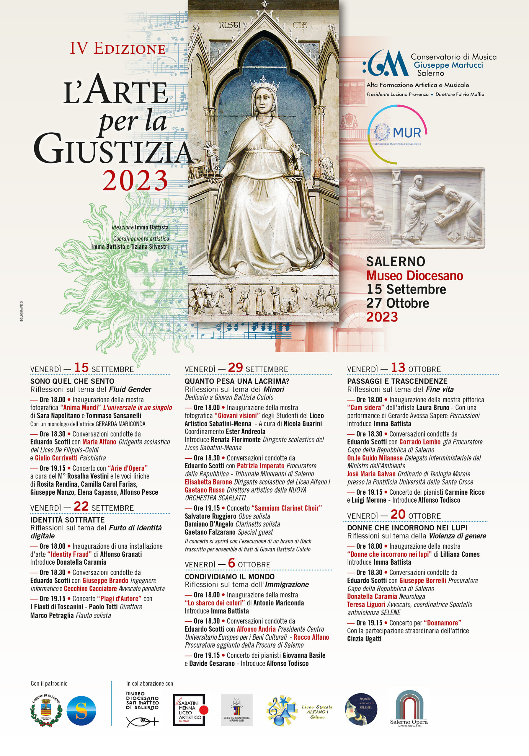 Salerno: Museo Diocesano, IV ediz. “L’Arte per la Giustizia”, conferenza stampa