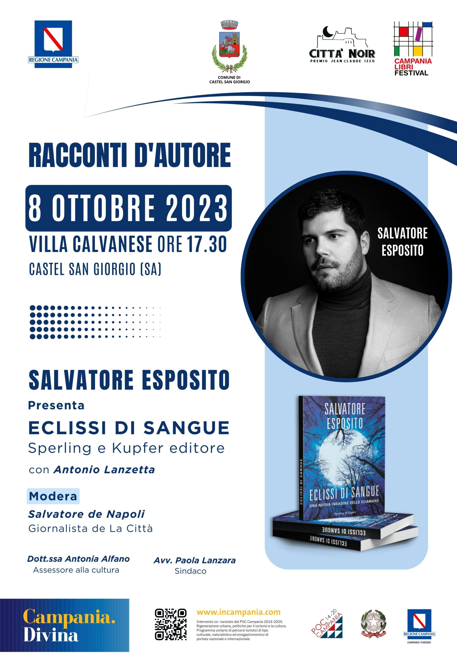 Castel San Giorgio: a Villa Calvanese Salvatore Esposito, “Genny Savastano” di Gomorra