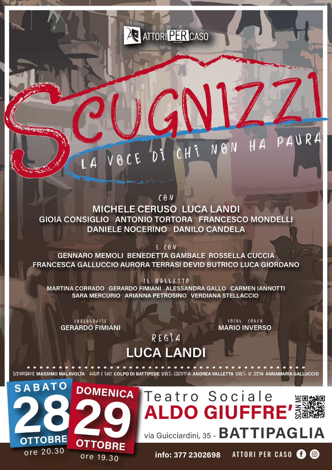 Battipaglia: a Teatro Giuffré “Scugnizzi, la voce di chi non ha paura”