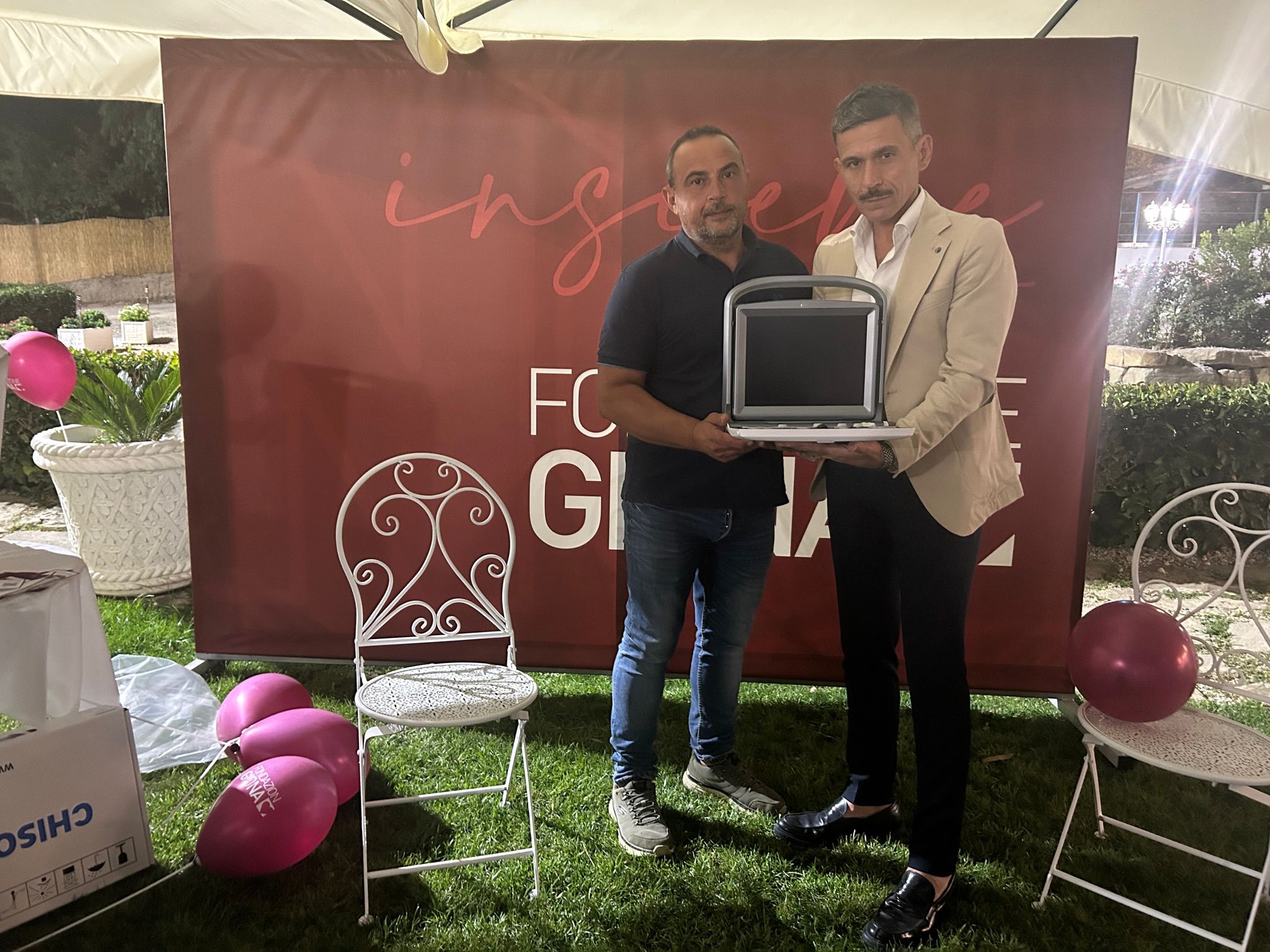 Castellabate: Fondazione Giona ad Associazione Tommy 125 ecografo con sonda