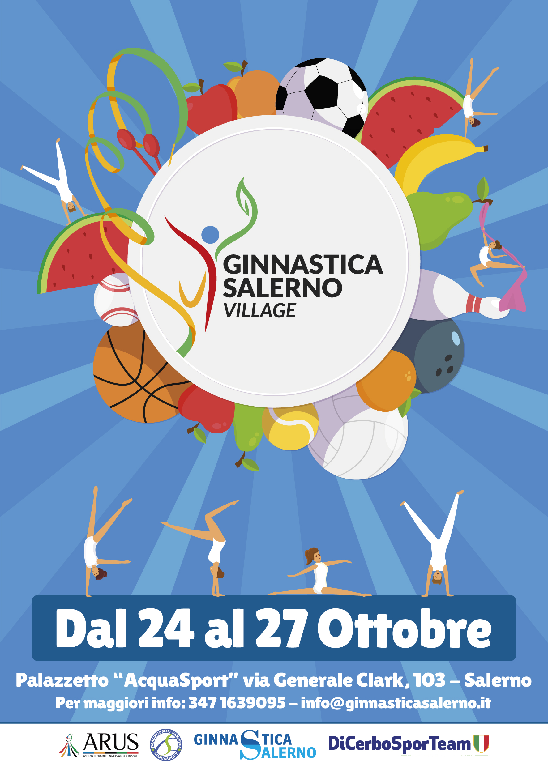 Salerno: al via “Ginnastica Salerno Village” targata Ginnastica Salerno