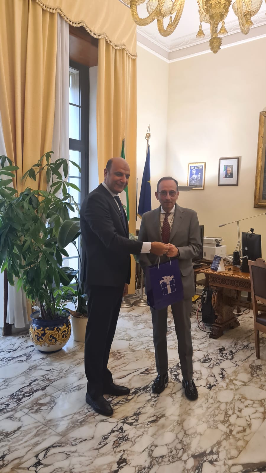 Salerno: Prefettura, visita del Console Generale della Repubblica Algerina