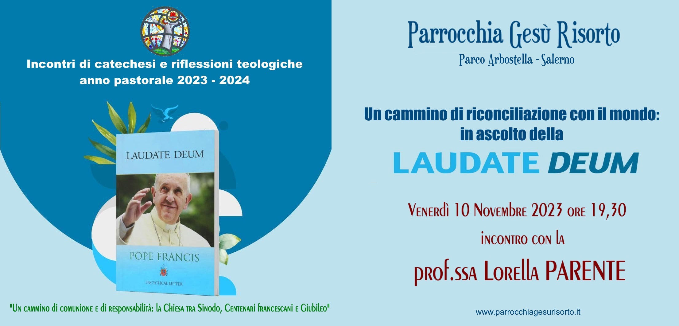 Salerno: Parrocchia Gesù Risorto, incontro di riflessione teologica su esortazione apostolica Laudate Deum