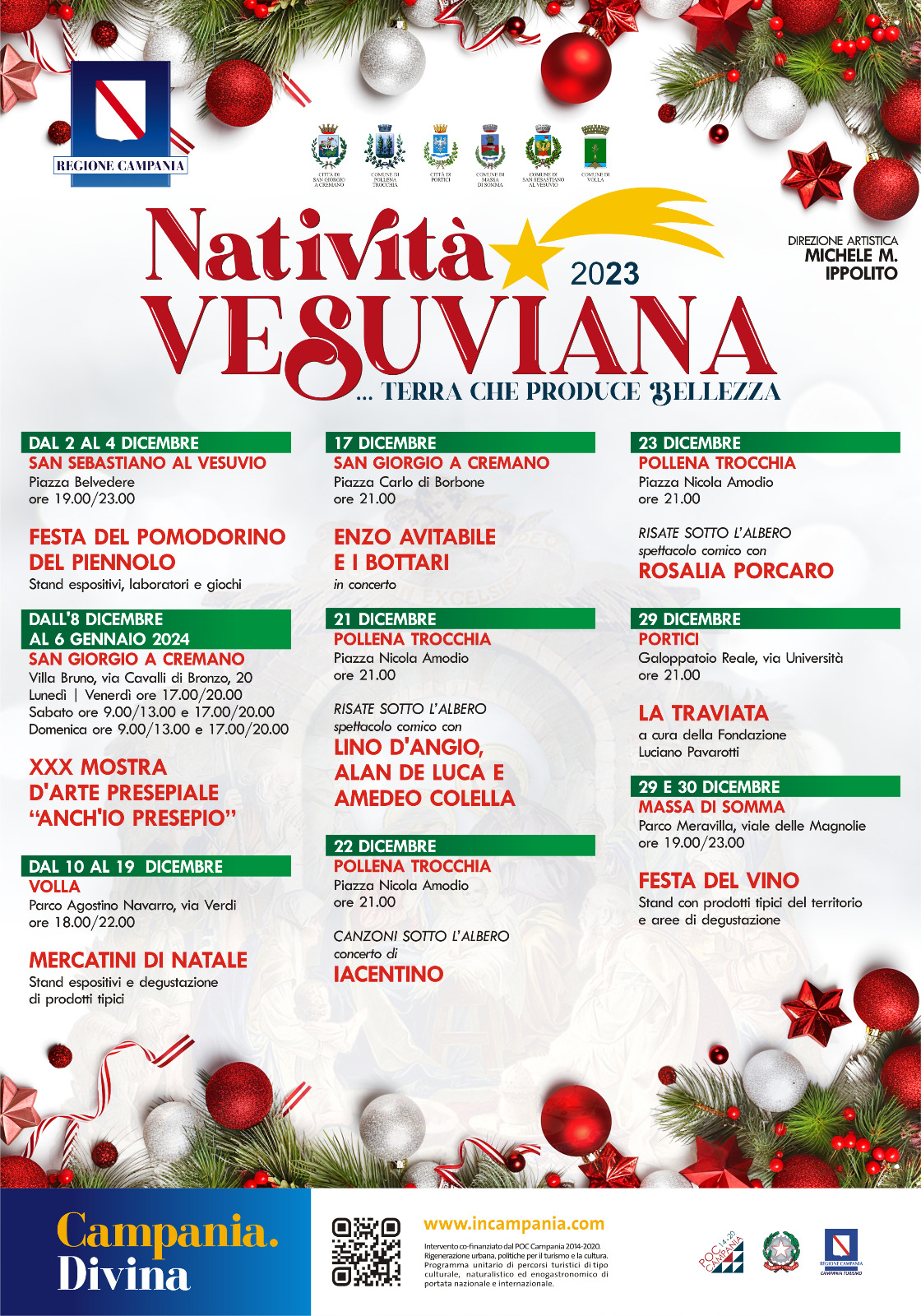 Campania: al via “Natività Vesuviana – XVIII ediz.”  finanziato da Regione Campania  