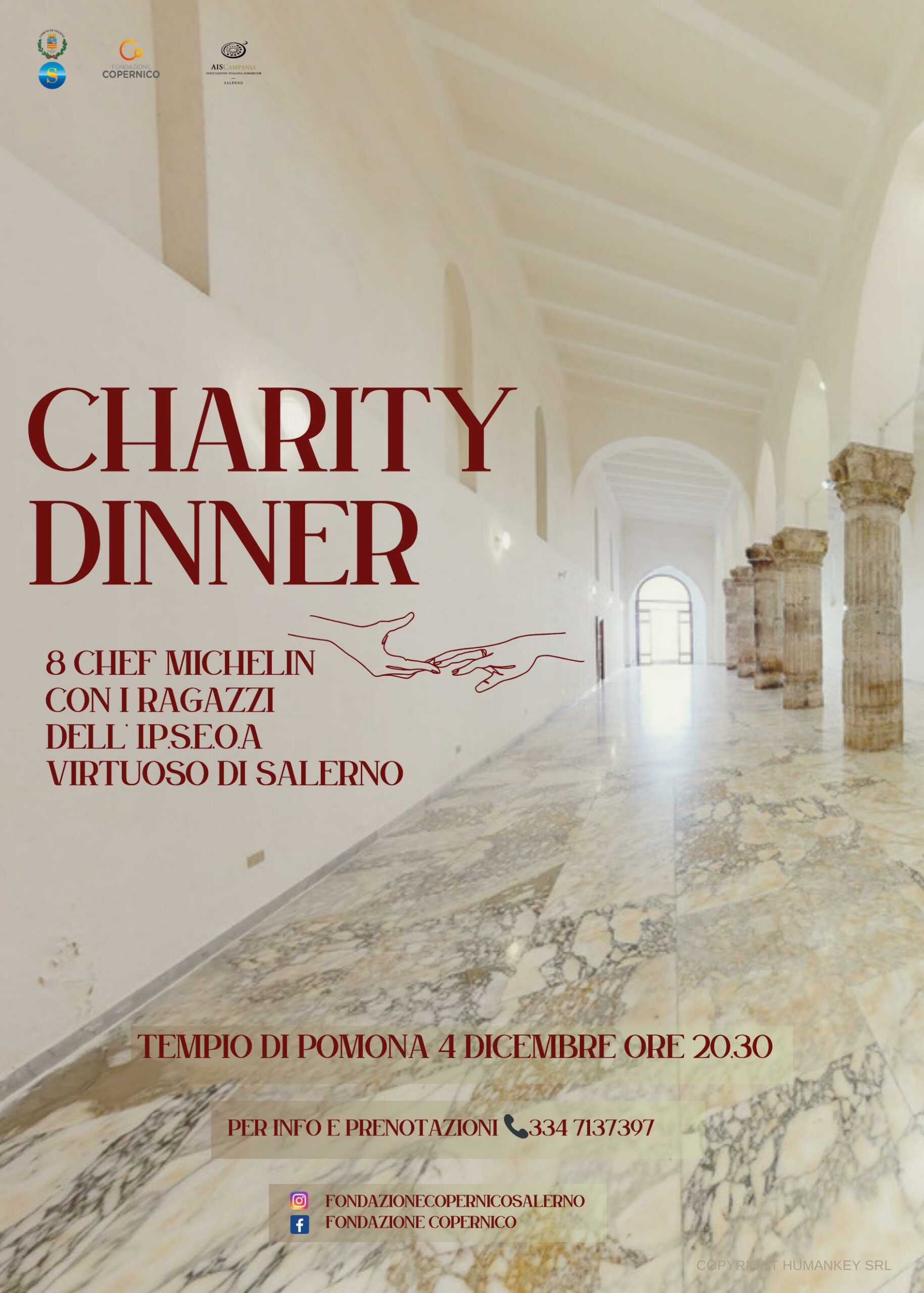 Salerno: presentazione “Charity Dinner”