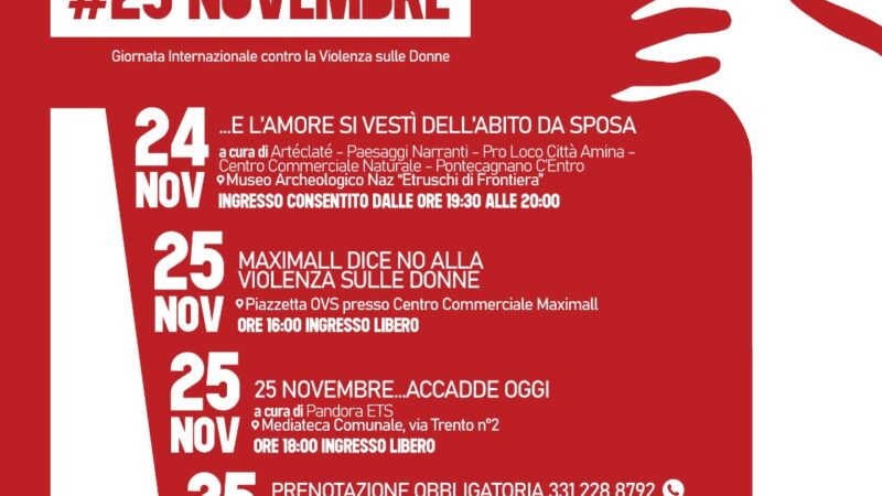 Pontecagnano Faiano: violenza sulle donne, eventi 