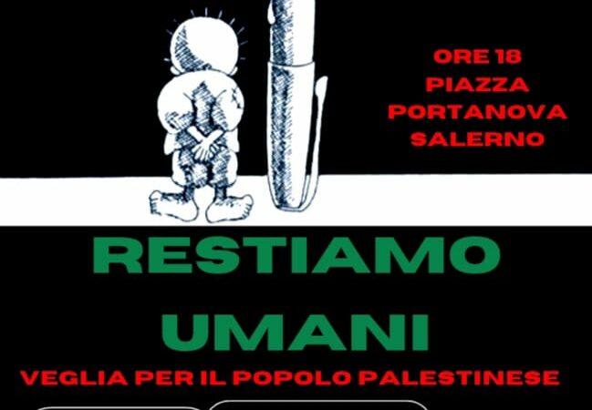 Salerno: a Piazza Portanova veglia per Gaza, stop a genocidio