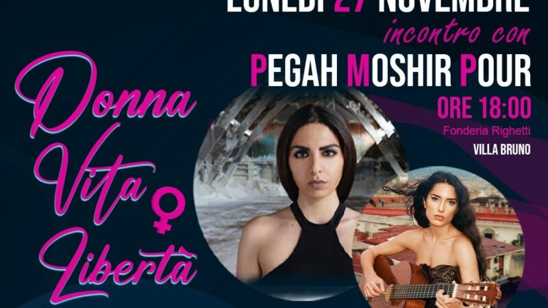 San Giorgio a Cremano: “Donna vita libertà”, Pegah Moshir Pour, attivista iraniana, a chiusura rassegna contro violenza sulle donne