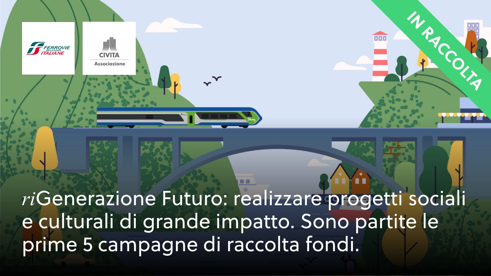 Roma: FSI – Associazione Civita, con “riGenerazione Futuro”, 6 progetti per valorizzare Calabria e Sicilia