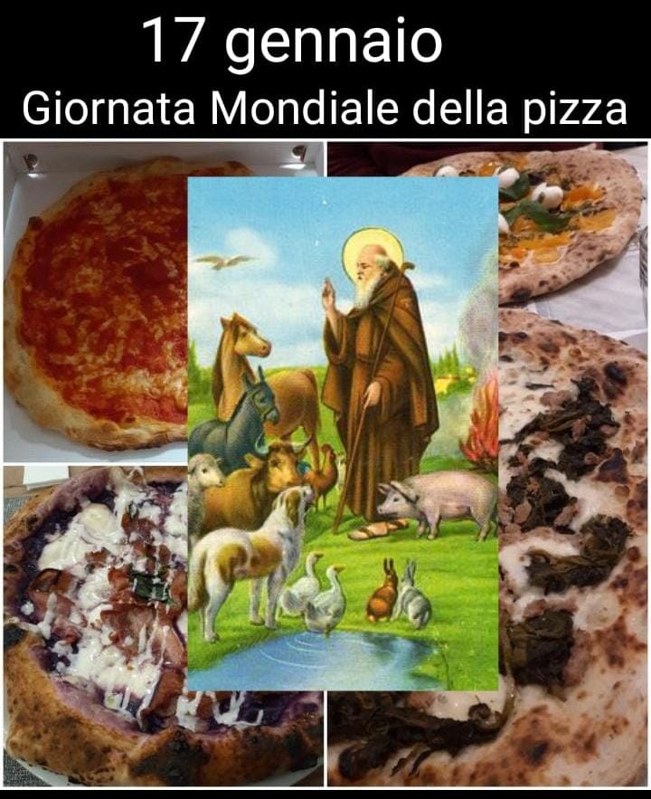 Sant’Antonio Abate e la pizza 