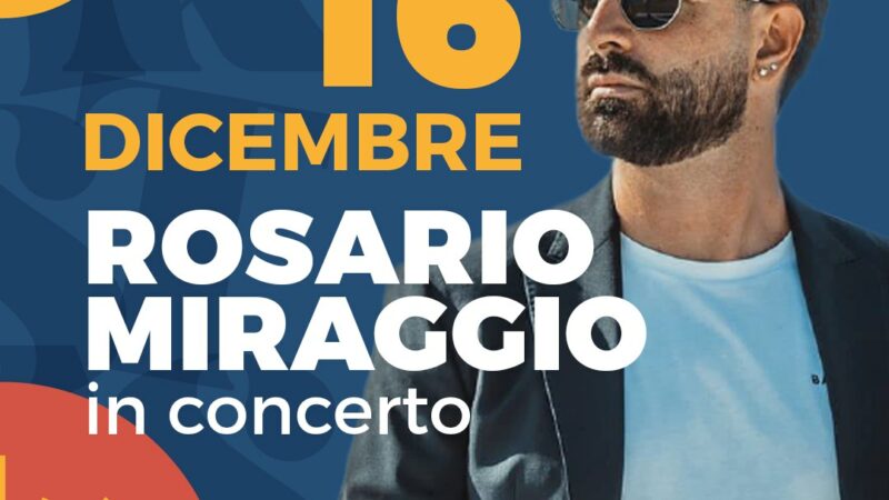 Scafati: rassegna natalizia, concerto di Rosario Miraggio