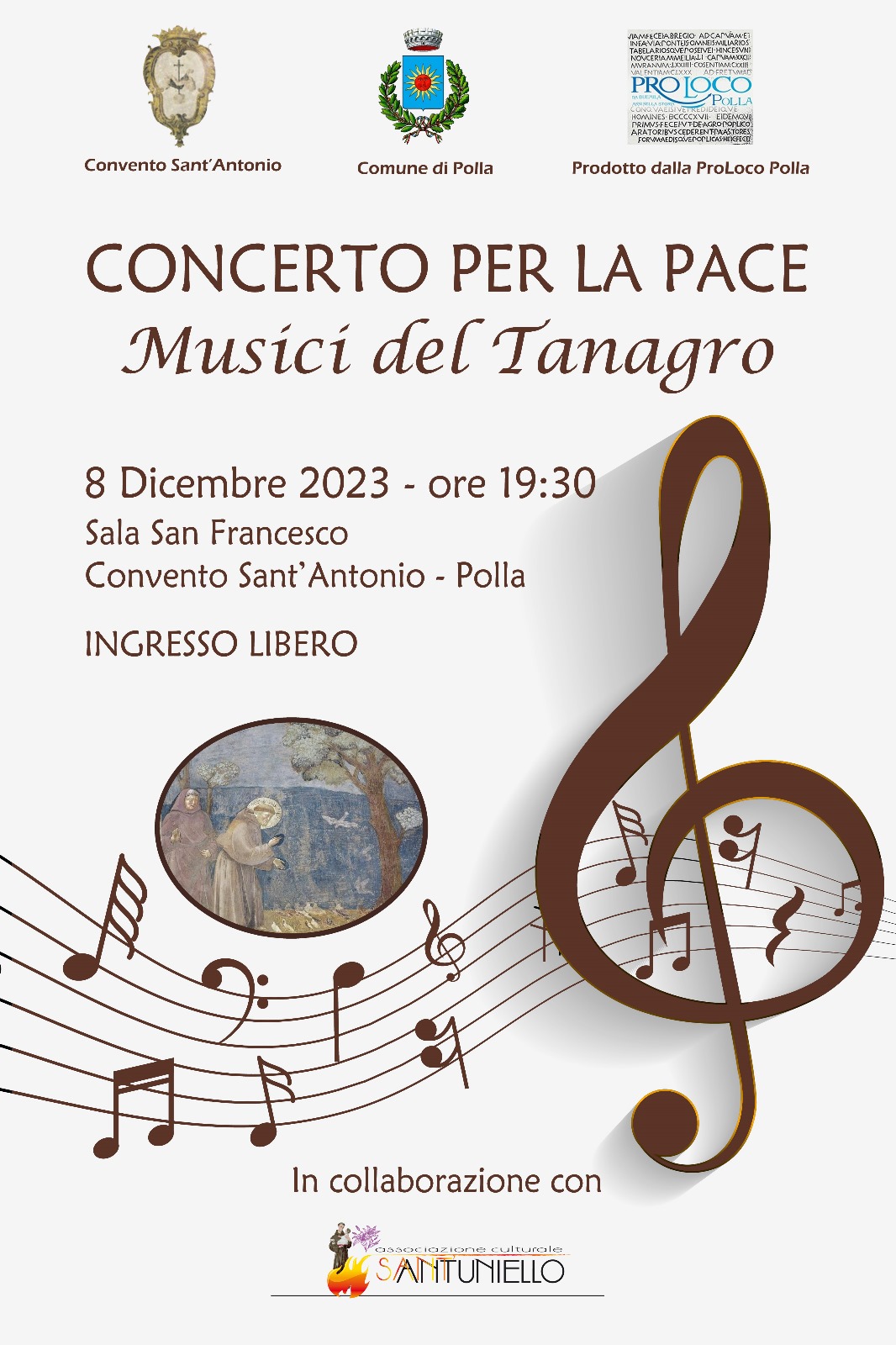 Polla: concerto per Pace all’Immacolata