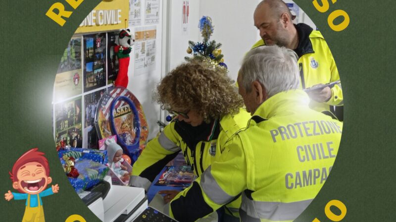 Campagna: Protezione Civile, donazione di giocattoli solidale