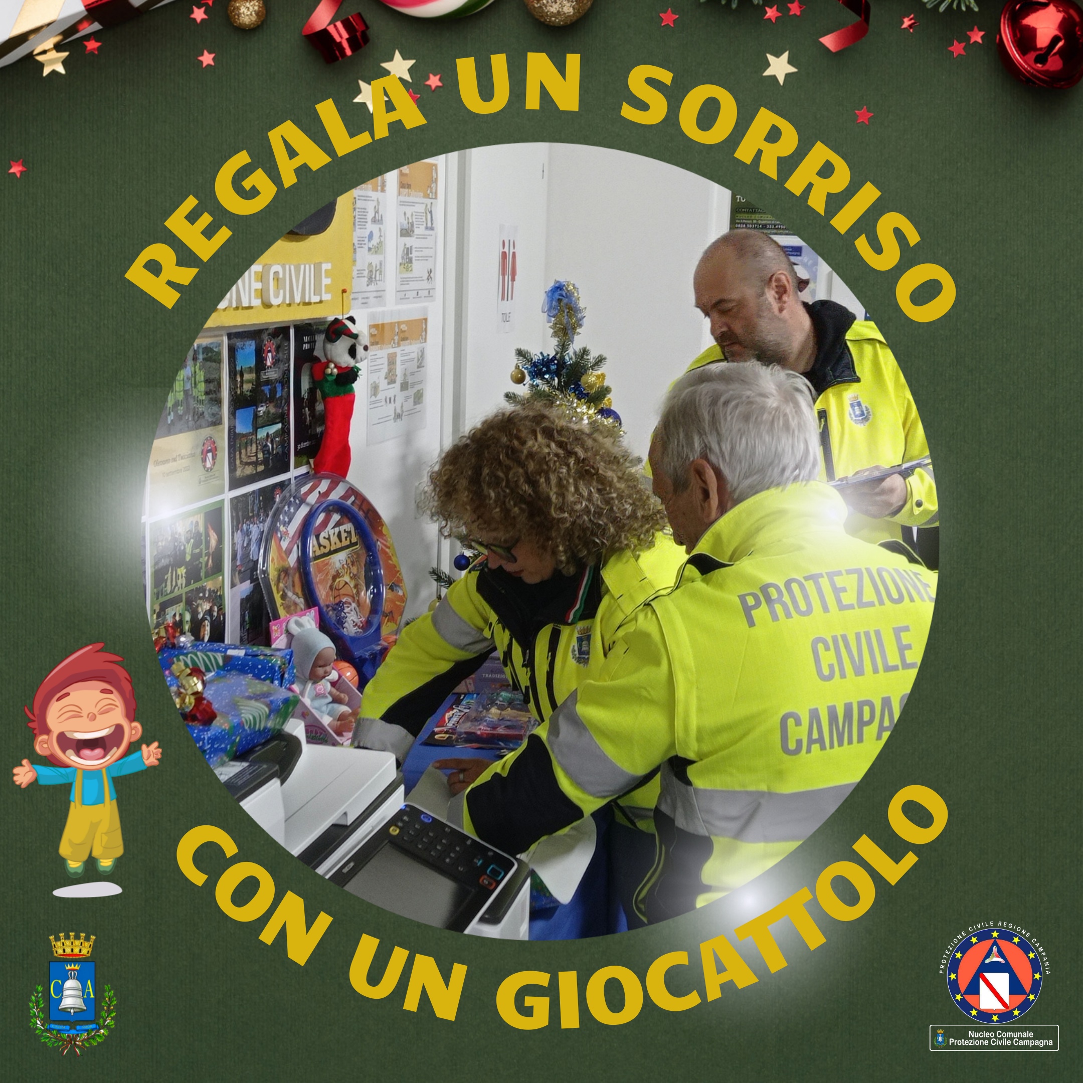 Campagna: Protezione Civile, donazione di giocattoli solidale