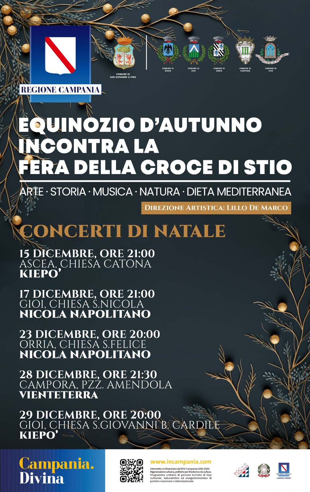 Gioi: concerti natalizi