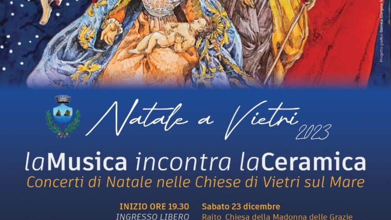 Vietri sul Mare: “La Musica incontra la Ceramica”, 7 concerti gratuiti e riggiole della Natività