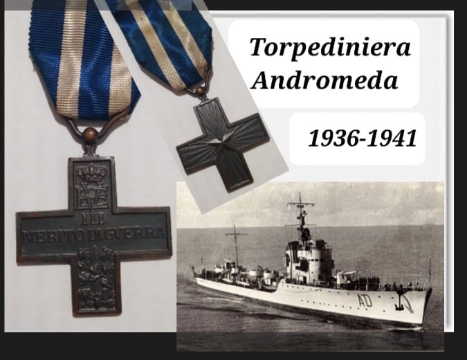 La storia della torpediniera  Andromeda       