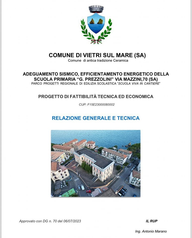 Vietri sul Mare: altro cospicuo finanziamento per lavori pubblici e pubblica istruzione