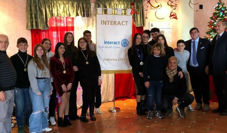 Amalfitana: Interact-Rotary Club “Aspettando la Befana”, serata sociale