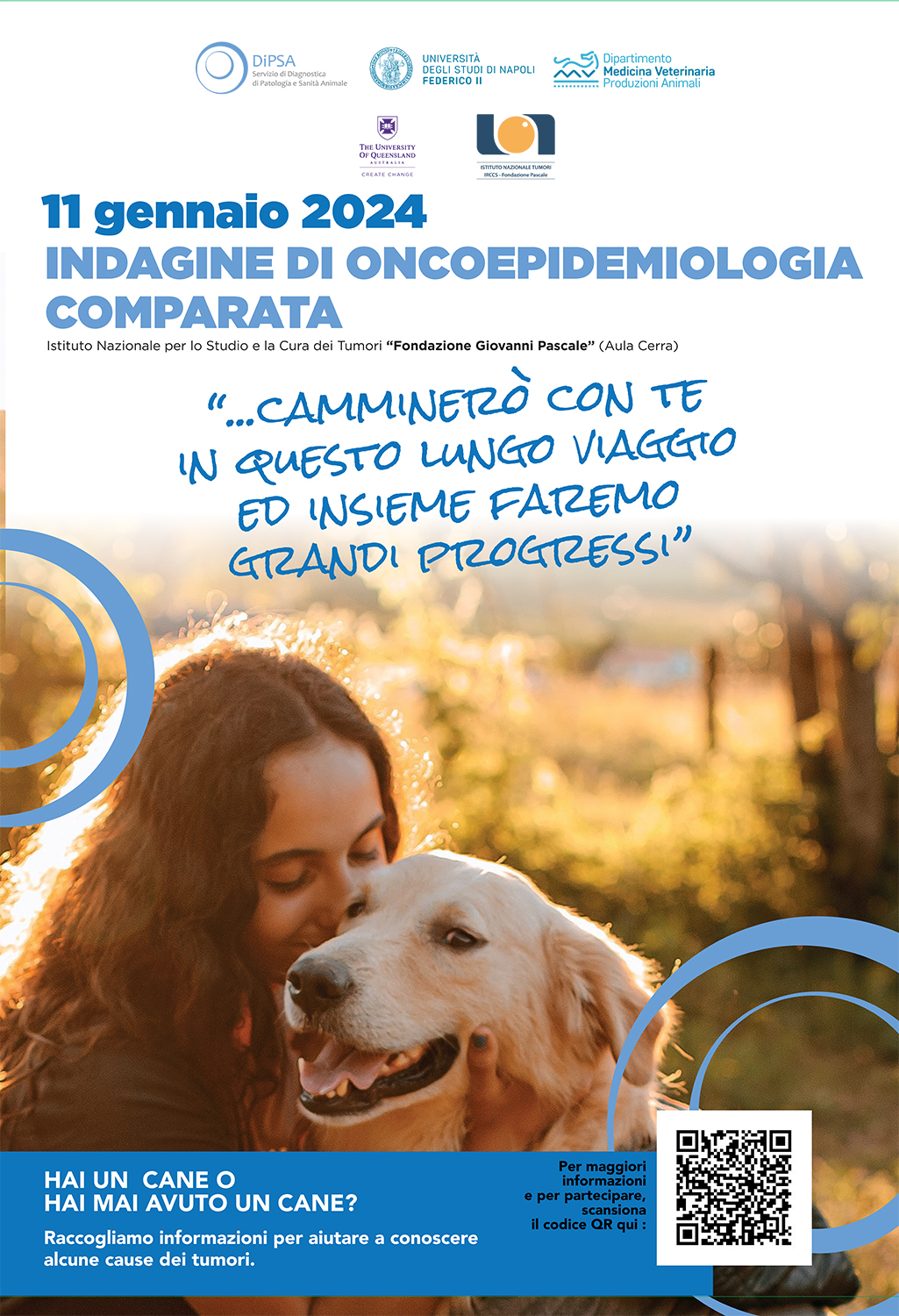 Napoli: indagine su correlazione tra ambiente e tumori nei cani e nelle persone a Fondazione “G. Pascale”