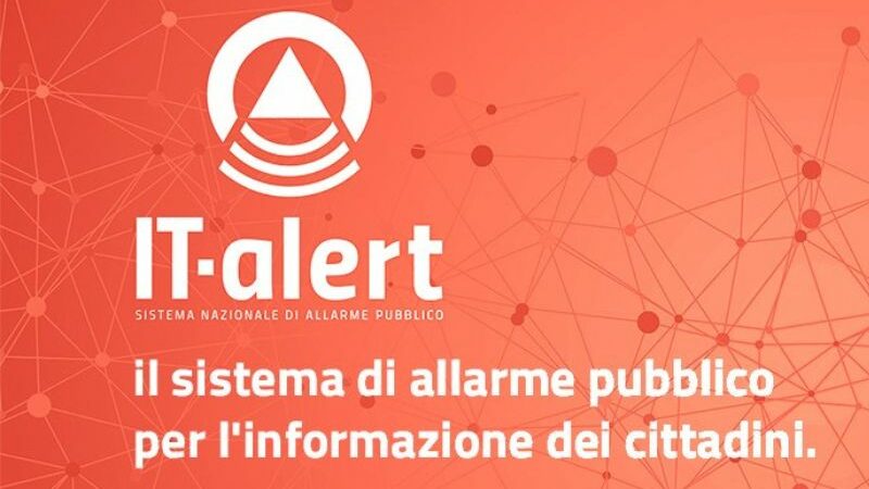 Napoli: IT-Alert, domani alle ore 12,00 messaggi su cellulari, sperimentazione