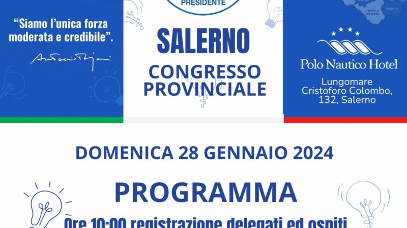 Salerno: FI, Congresso provinciale