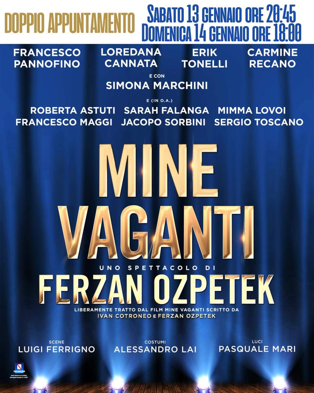 Agropoli: “Mine vaganti” di Ferzan Ozpetek a Teatro “De Filippo”