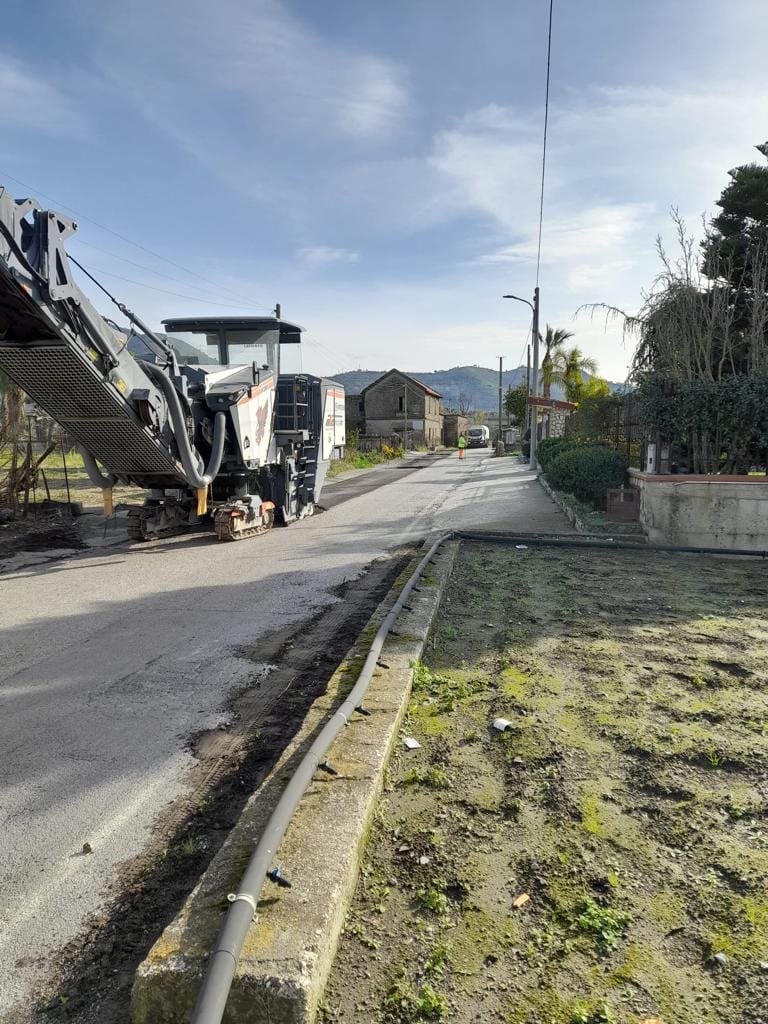 Sarno: strade comunali, al via pavimentazione