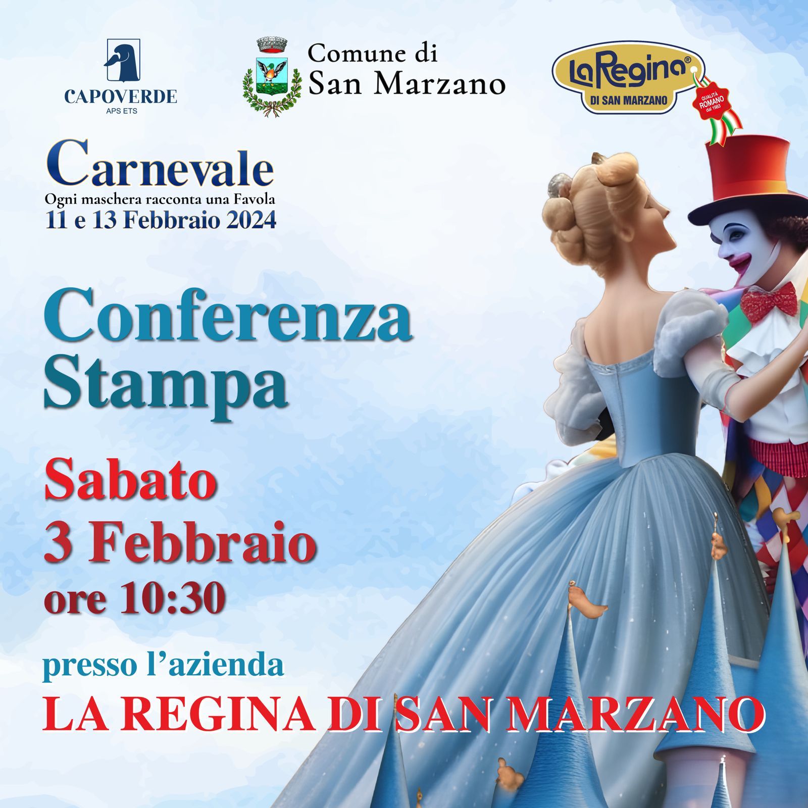 San Marzano sul Sarno: presentazione Carnevale da fiaba