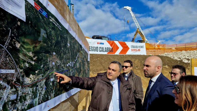 Campagna: A/V Sa-RC, sottosegretario Ferrante in visita a cantiere lotto 1A