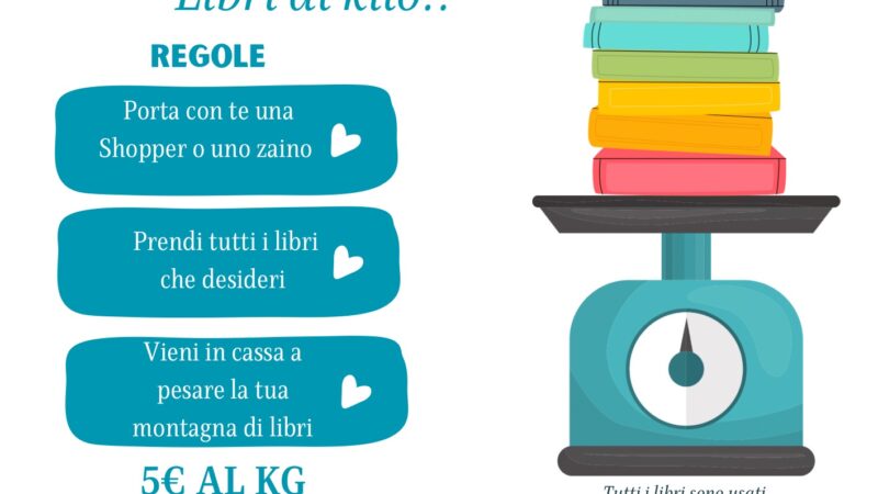 San Giorgio a Cremano: All you can read”, libri a peso a Bottega della Parole dopo furto