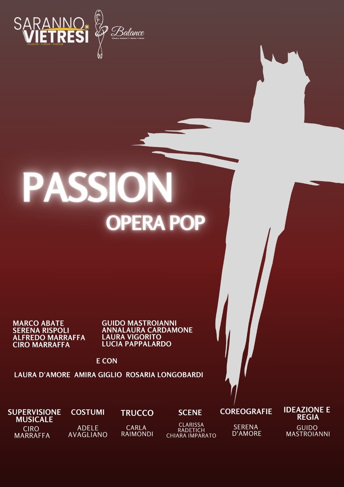 Vietri sul Mare: Saranno Vietresi, rappresentazione “Passion – Opera Pop”