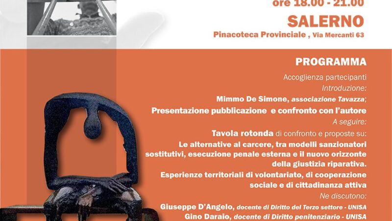 Salerno: alla Pinacoteca presentazione libro “Il carcere in Italia, oggi: una fotografia impietosa”