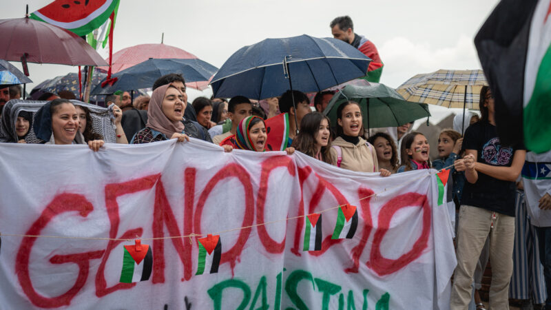 Salerno: 800 partecipanti a Corteo UNIT3 PER LA PALESTINA,