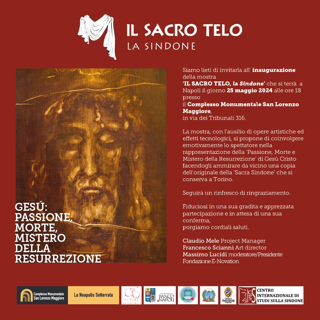 Napoli: San Lorenzo Maggiore, avatar spiegherà Sacra Sindone