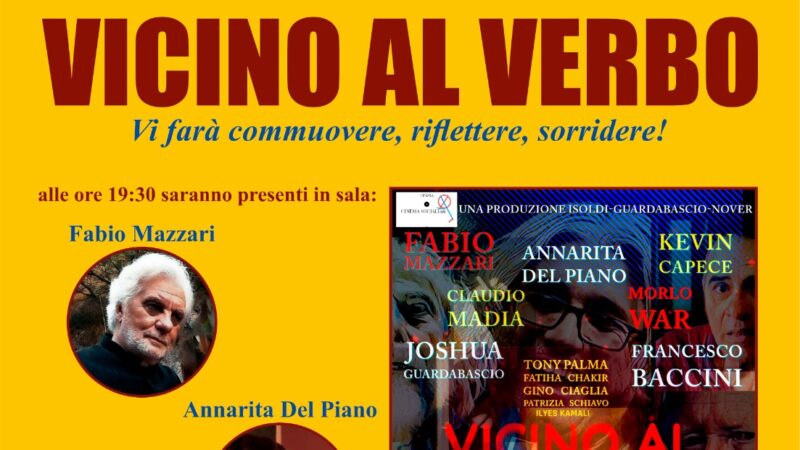 Salerno: a Cinema San Demetrio film “Vicino al Verbo” scritto e diretto da Luca Guardabascio