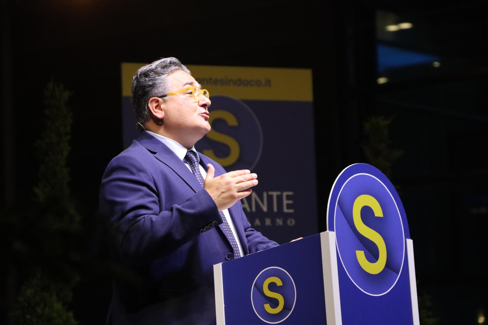 Sarno: Amministrative, candidato Sindaco Squillante, bagno di folla per presentazione coalizione