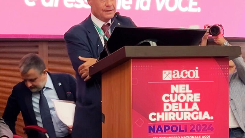 Napoli: Sanità, chirurghi, Vincenzo Bottino Presidente ACOI