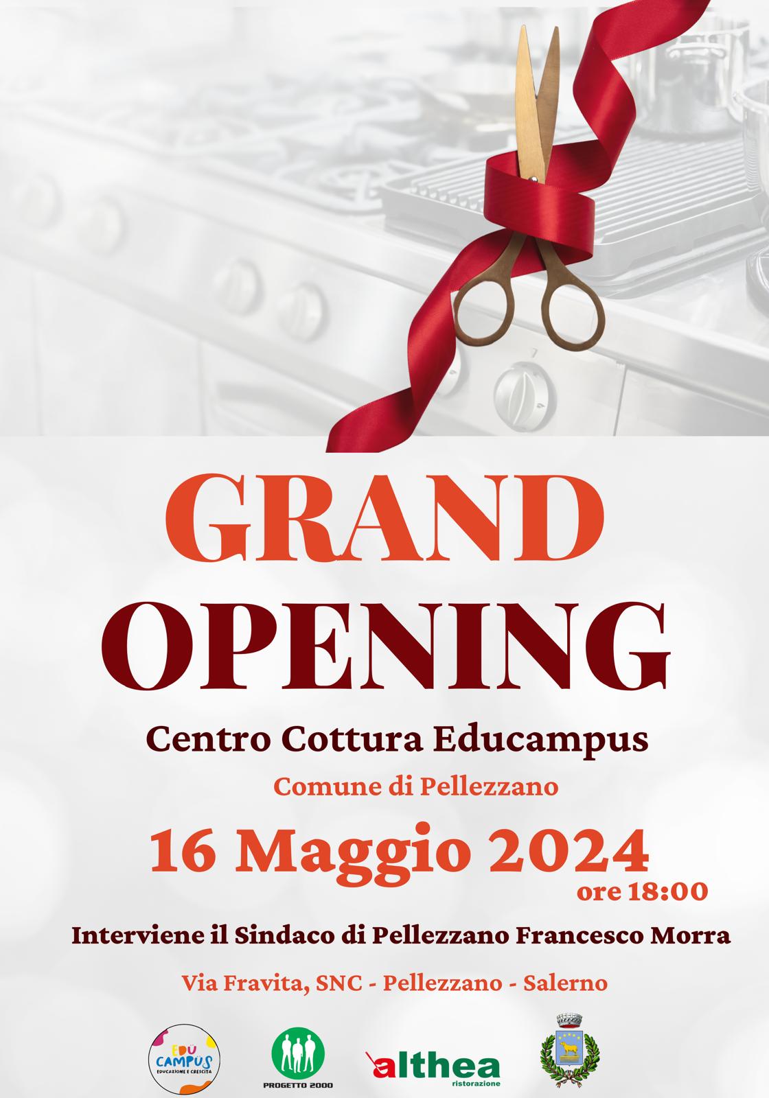 Pellezzano: inaugurazione “Centro Cottura” Educampus 