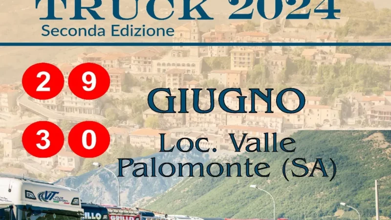 Palomonte: weekend tra musica, divertimento, sicurezza stradale, Palomonte Truck 2024