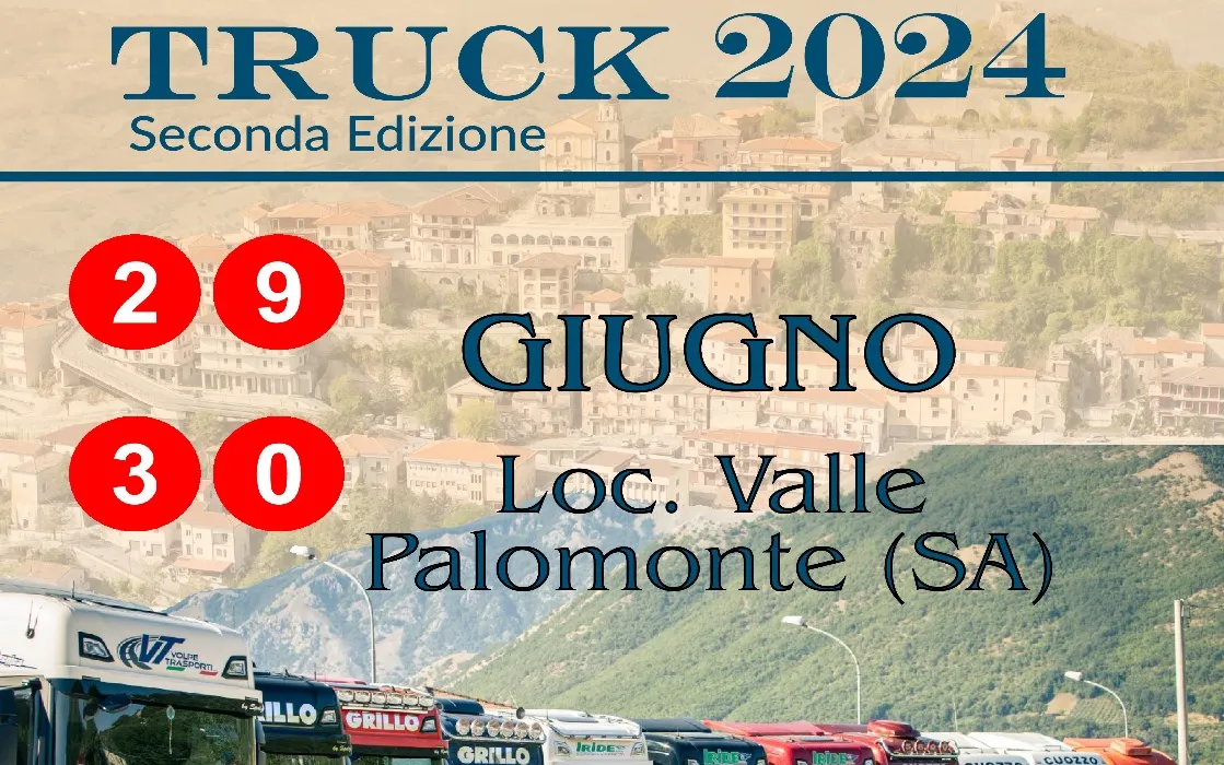 Palomonte: weekend tra musica, divertimento, sicurezza stradale, Palomonte Truck 2024