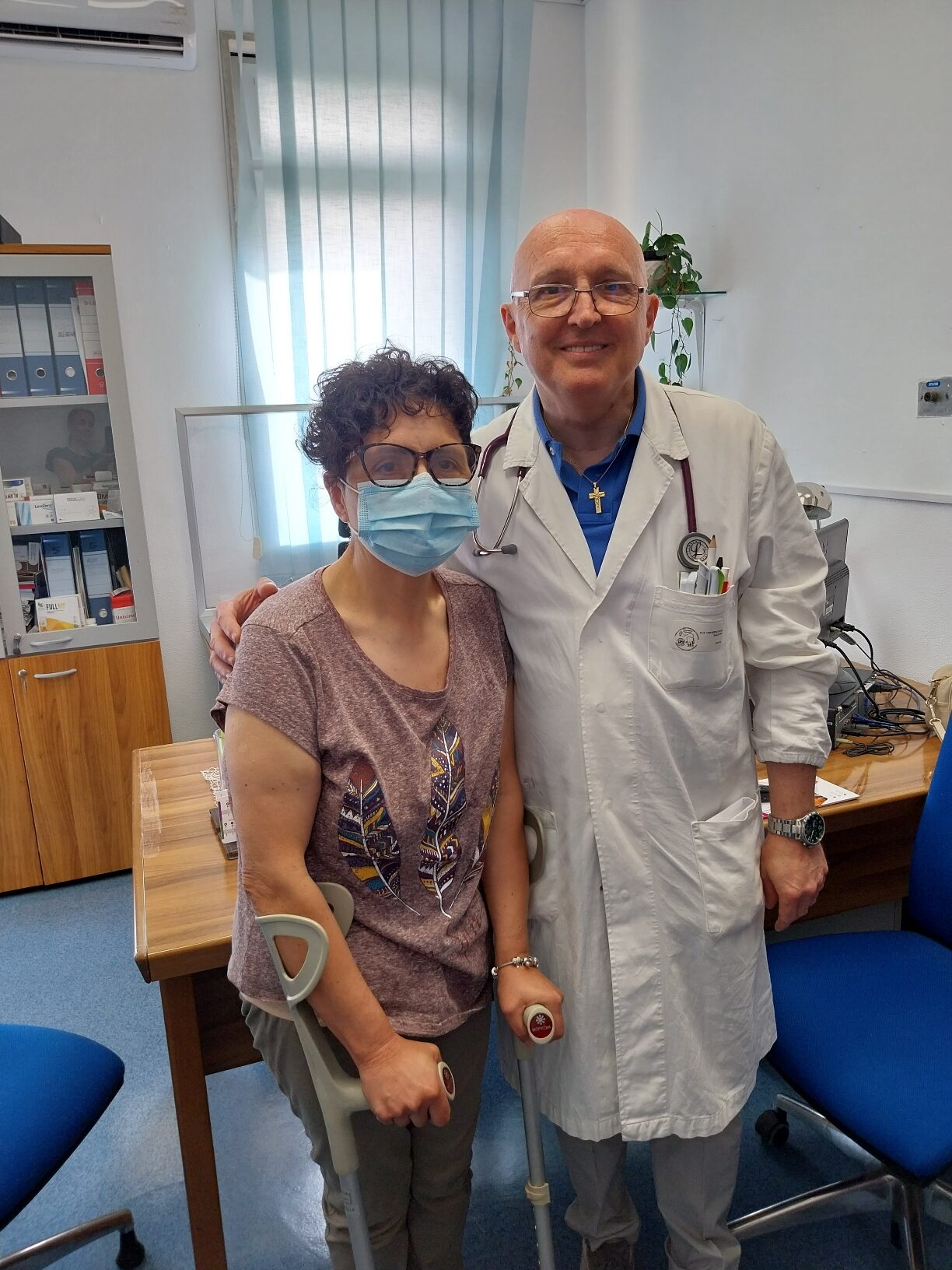 Salerno: Ospedale “Ruggi”, fibromialgia, paziente riacquista deambulazione
