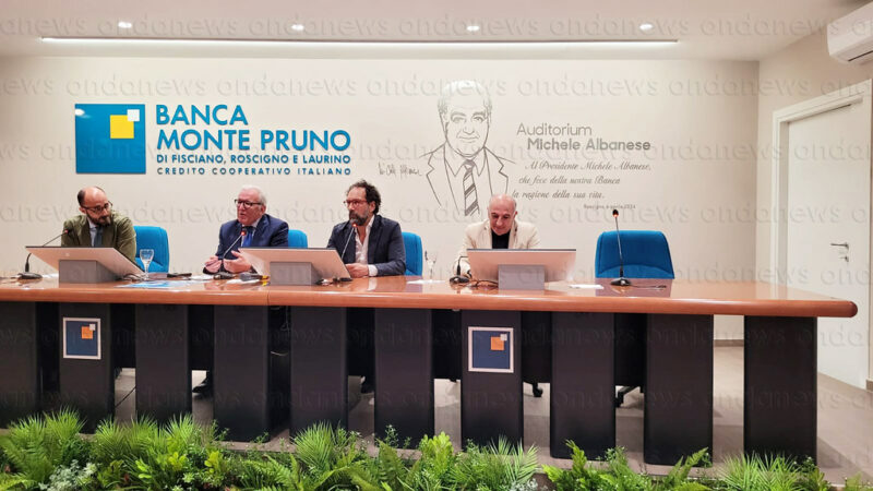 Roscigno: Banca Monte Pruno-Fondazione Monte Pruno, all’Auditorium riflessione su memoria locale per rilancio turistico