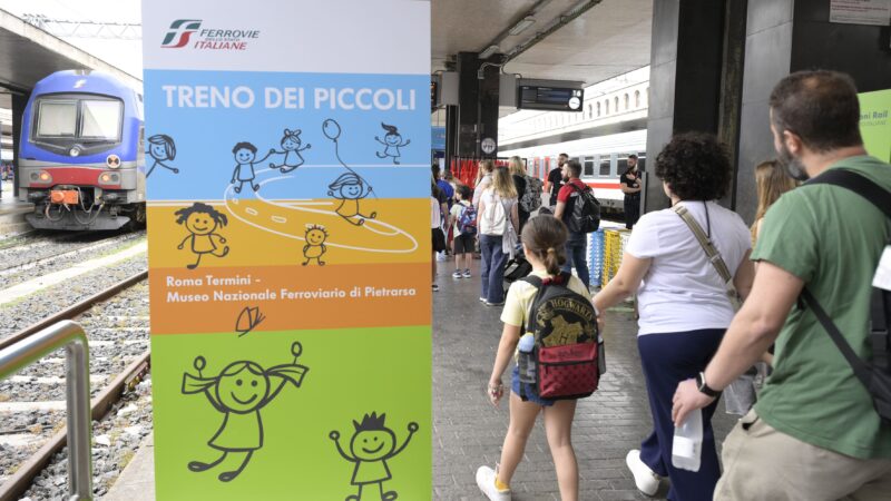 Pietrarsa: FS, torna “Treno dei Piccoli”, per bambini da case-famiglia