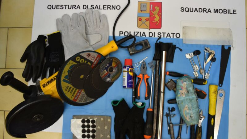 Salerno: 2 arresti per furti in appartamento