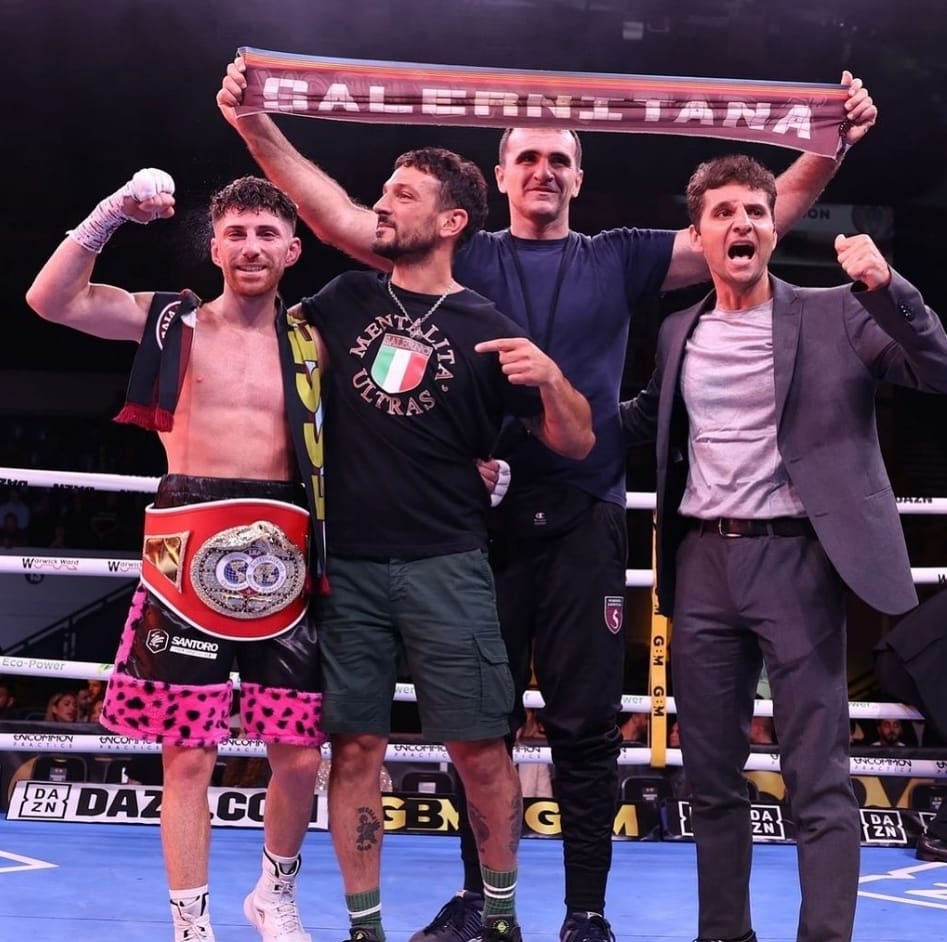 Salerno: plauso Sindaco Napoli a Francesco De Rosa, campione europeo di boxe